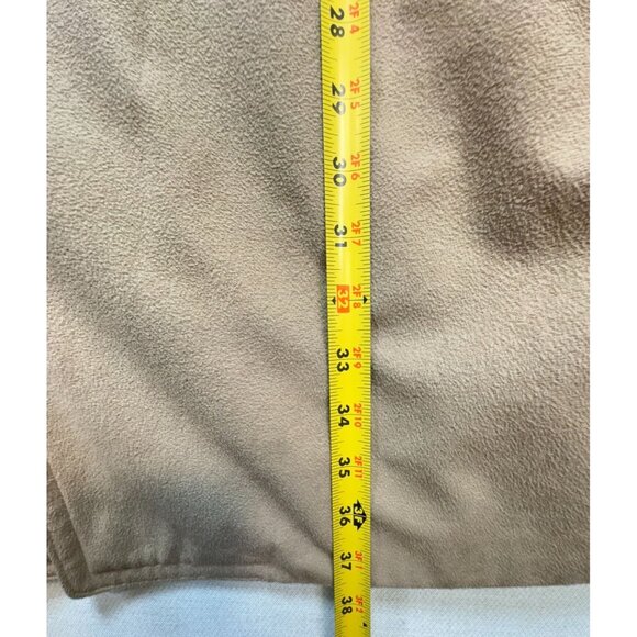 Vintage Stratojac Strato-Suede Mens Flannel Trench Coat Size 46 Beige Pockets - Picture 5 of 15